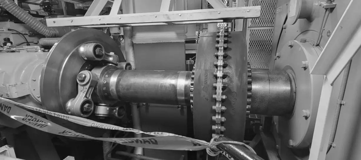 Large scale marine shaft alignment